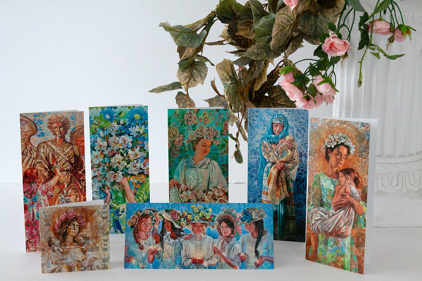 Divine Feminine Paintings 6 Card Set